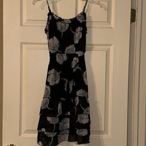 Old Navy Black Floral Dress